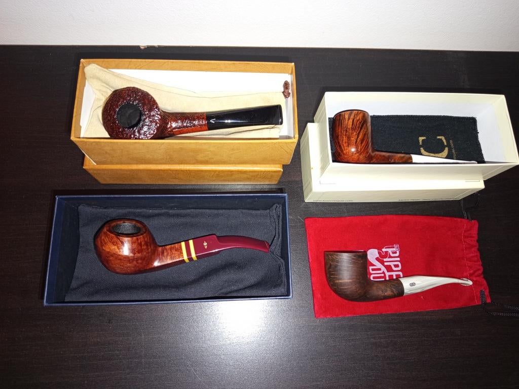 Lot de pipe : Savinelli, Caminetto, Butz Choquin, Chacom, Collections, Enlèvement ou Envoi, Comme neuf, Autres types