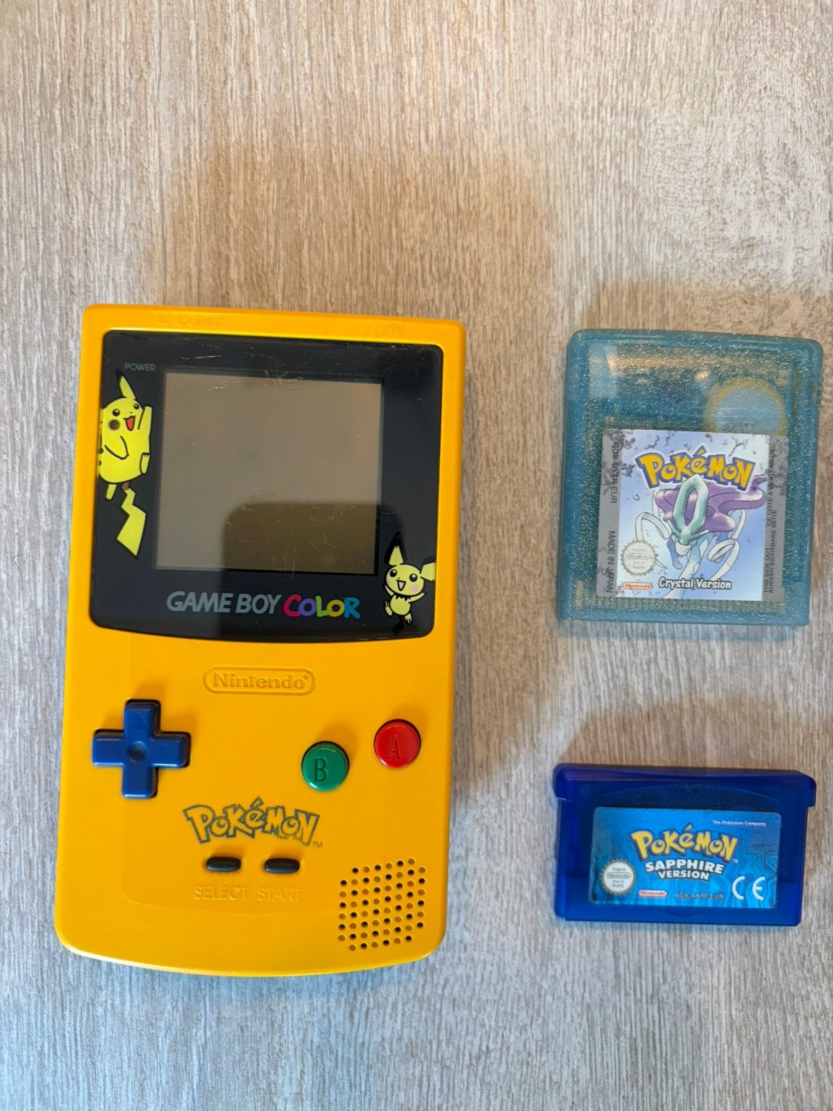 Originele Gameboy color pokemon editie + spelletjes, Games en Spelcomputers, Ophalen of Verzenden, Zo goed als nieuw