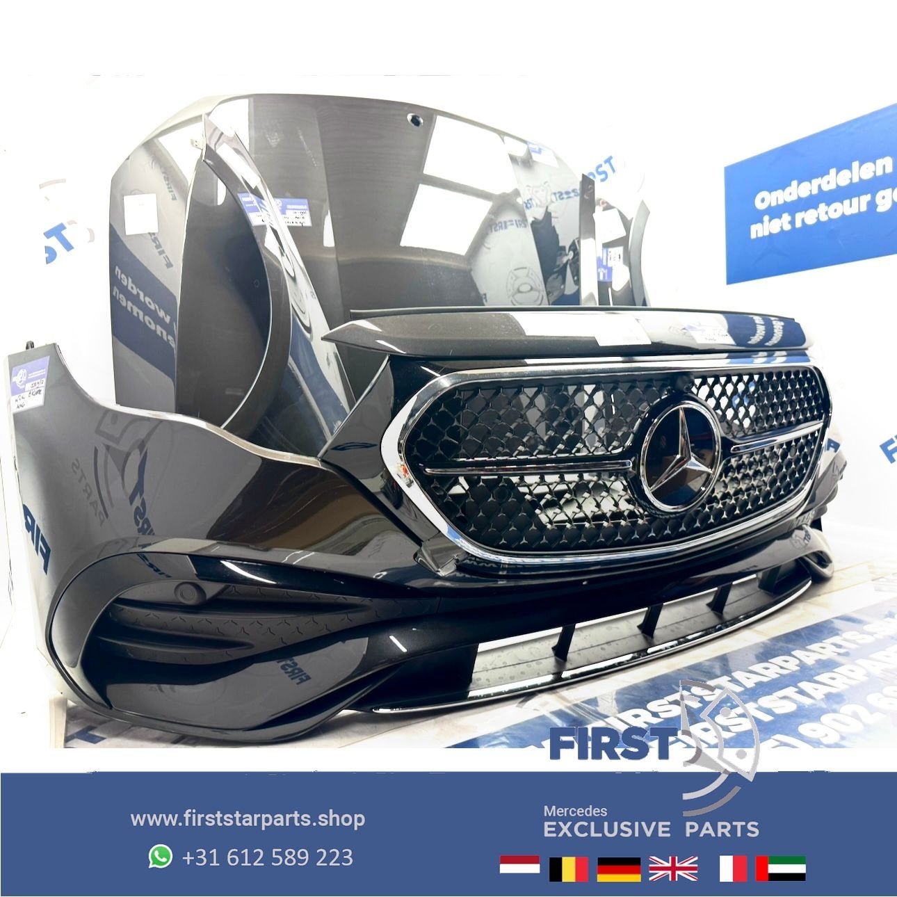 W214 S214 E KLASSE VOORKOP COMPLEET FRONT ORIGINEEL Mercedes, Utilisé, -, Avant, -