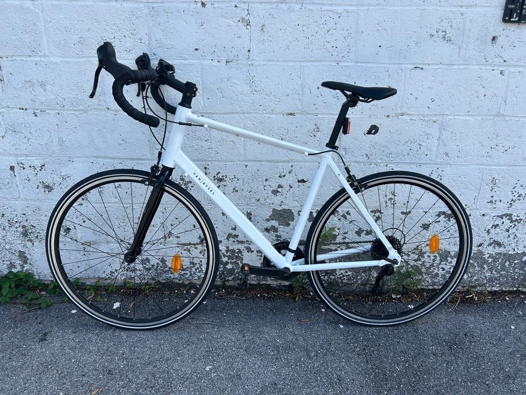 Vélo route EDR EASY VAN RYSEL Blanc, Vélos & Vélomoteurs, Autres marques, Vitesses, Frein sur jante, Comme neuf