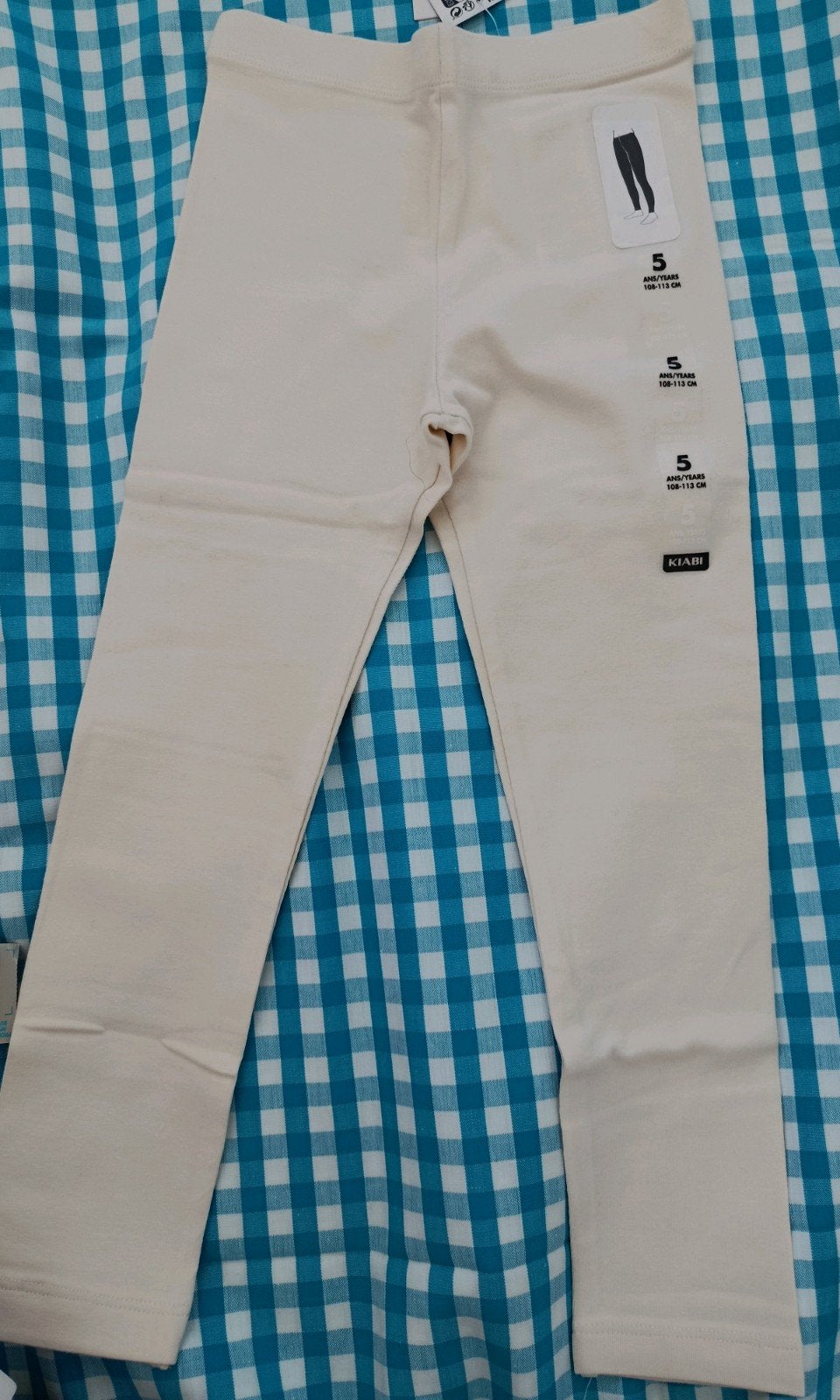 Kiabi Legging écru t.5, Kinderen en Baby's, Kinderkleding | Maat 110, Ophalen, Nieuw