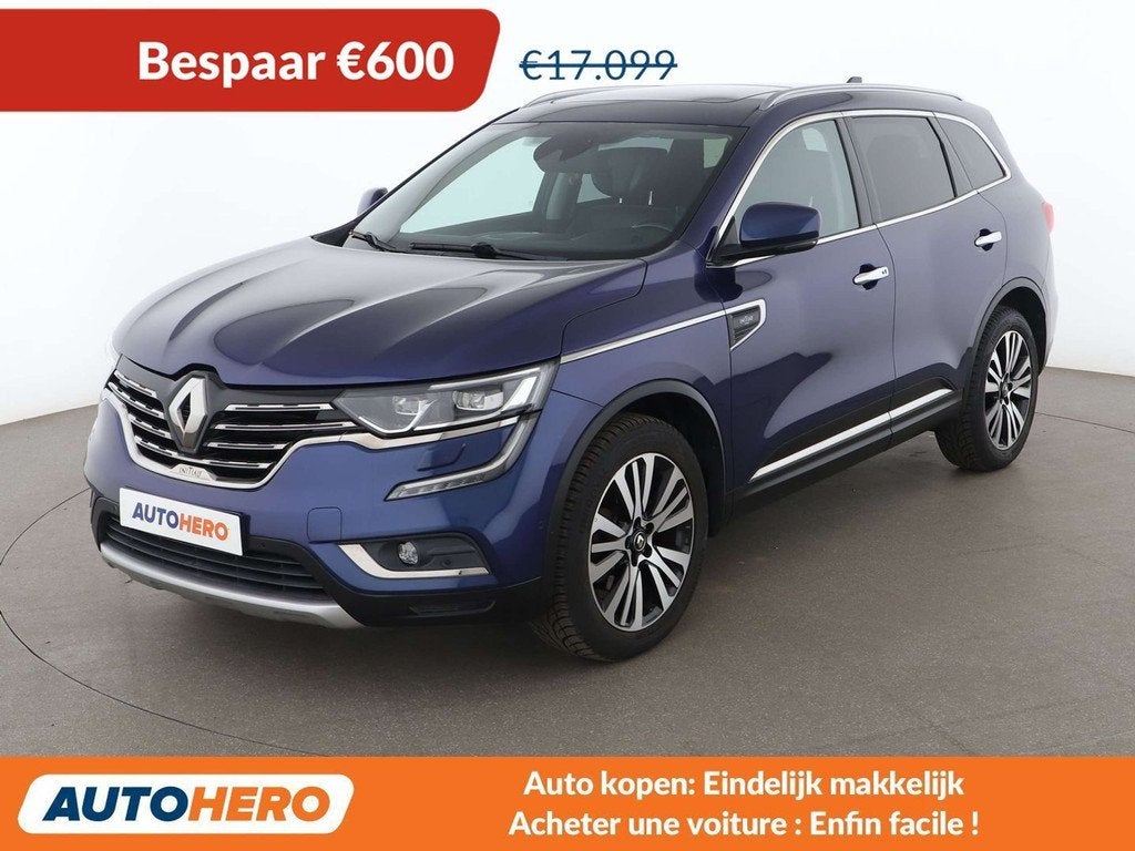 Renault Koleos 2.0 dCi Energy Initiale Paris (bj 2019), Auto's, Koleos, Blauw, Leder, 5 deurs