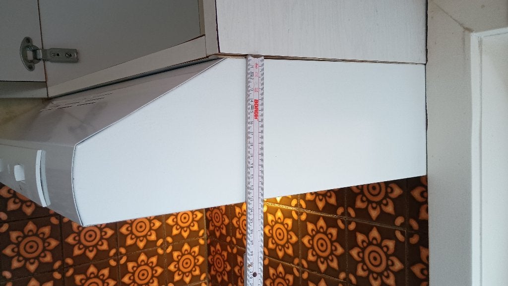 dampkap, Ophalen, Wit, 50 tot 100 cm, Zo goed als nieuw