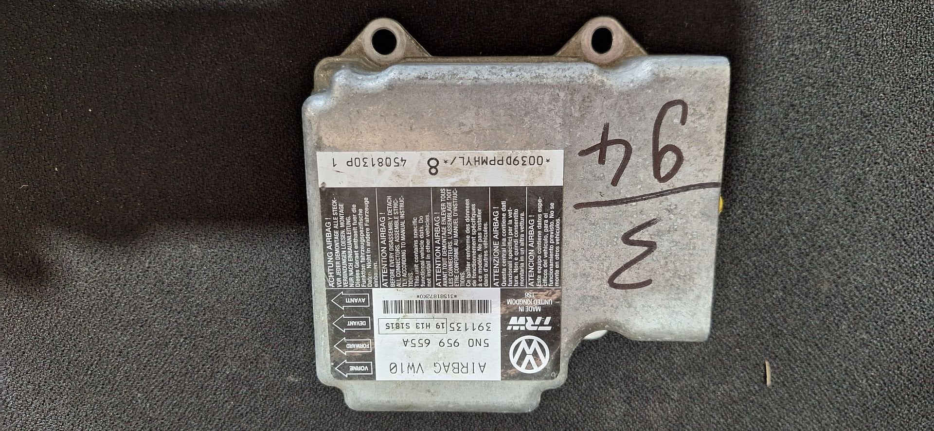 Originele Airbag Stuurmodule Computer VW Tiguan Scirocco TRW, Volkswagen, -, Utilisé, -