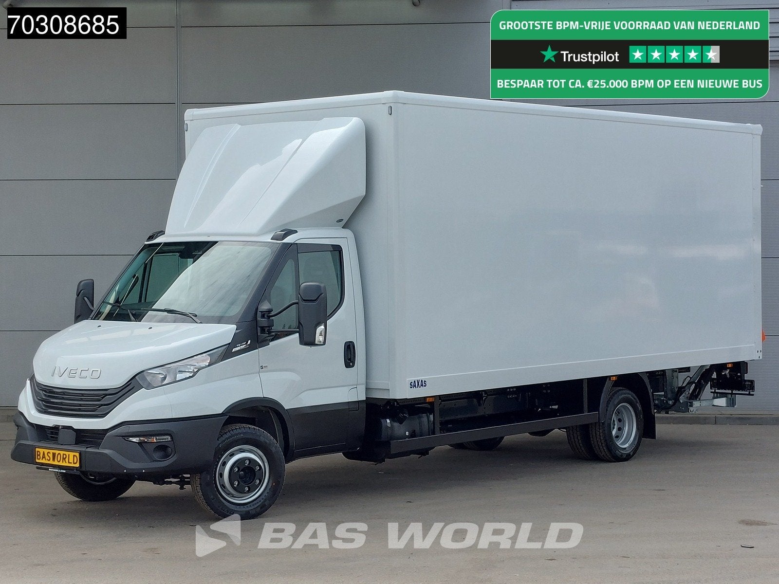 Iveco Daily 70C18 3.0L Automaat 1000KG Laadklep Bakwagen 180, Autos, Neuf, Achat, Euro 6, Entreprise