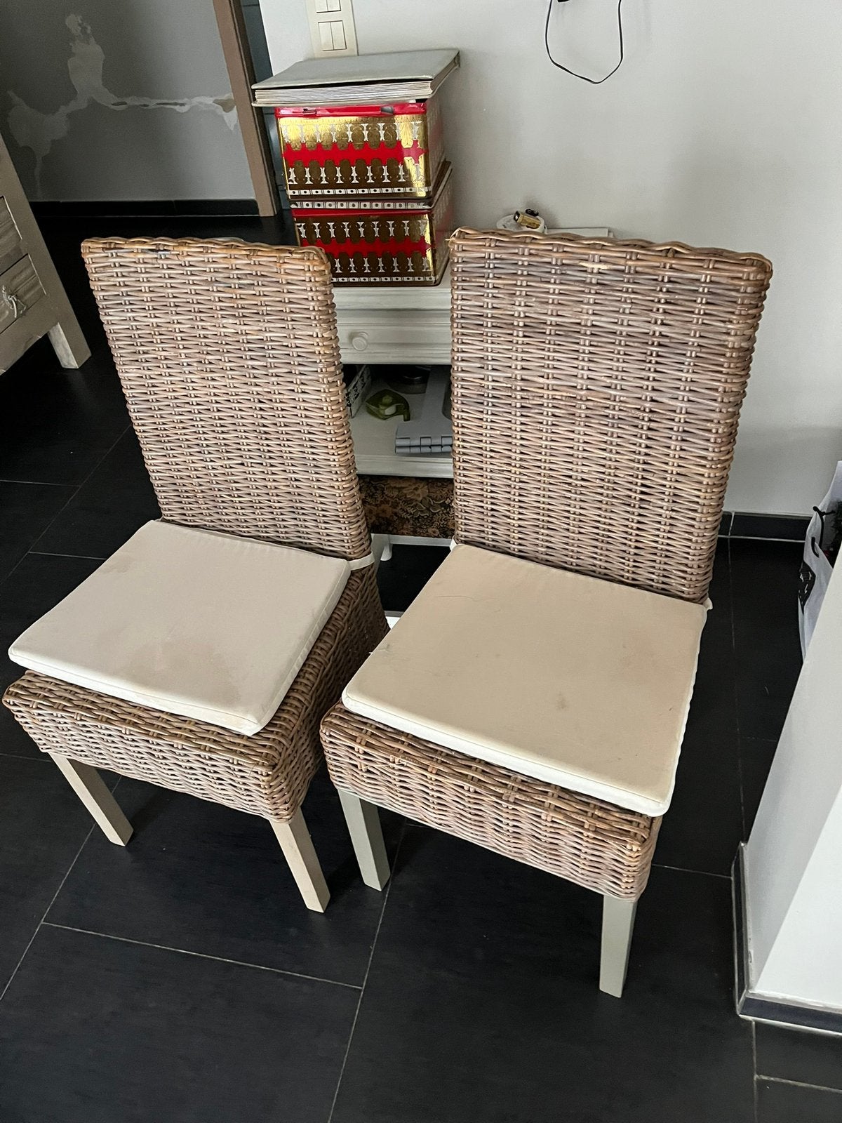 Stoelen, Ophalen, Gebruikt, Riet of Rotan, Vijf, Zes of meer stoelen