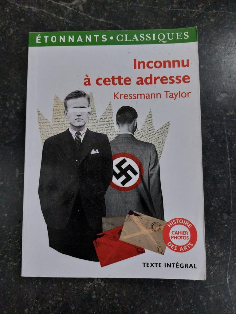 Inconnu à cette adresse de Kressmann Taylor, Livres, Enlèvement, Utilisé