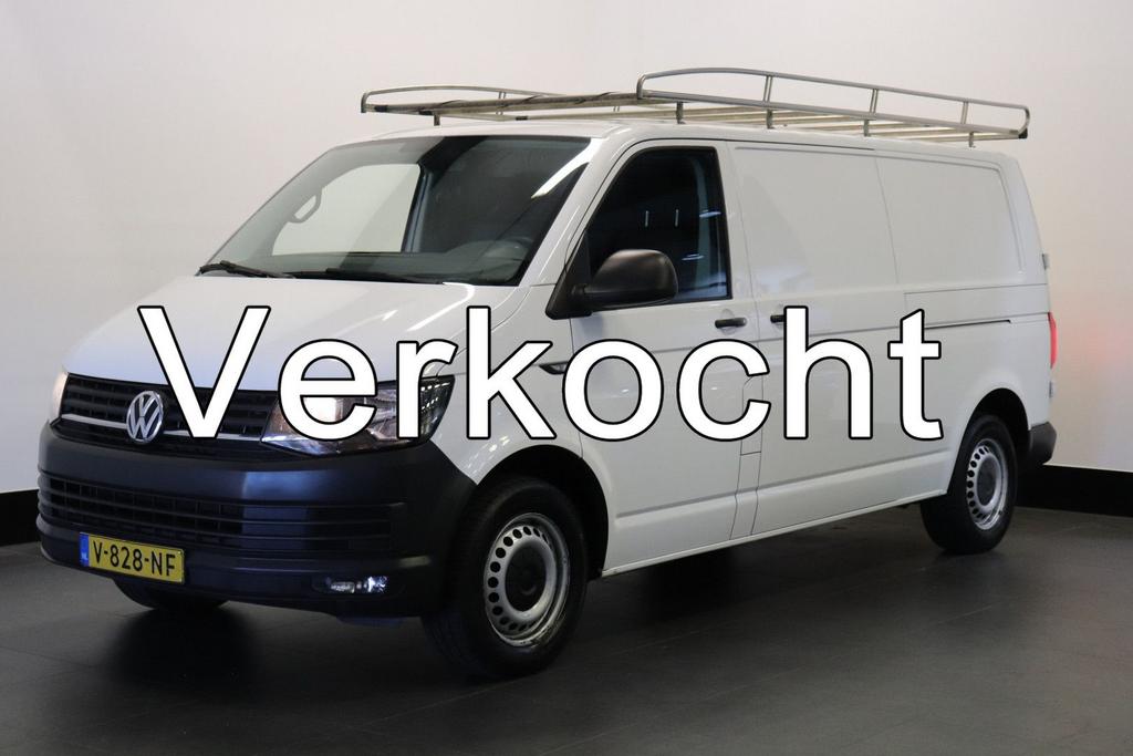 Volkswagen Transporter 2.0 TDI L2 150PK 2x schuifdeur EURO 6, Auto's, 164 g/km, Wit, Bedrijf, Parkeersensor