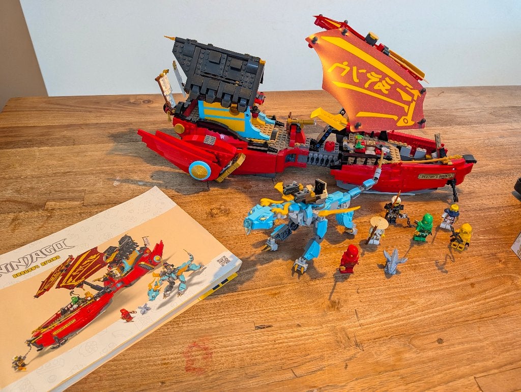 LEGO NINJAGO Destiny's Bounty  71797, Lego, Ensemble complet, Comme neuf, Enlèvement