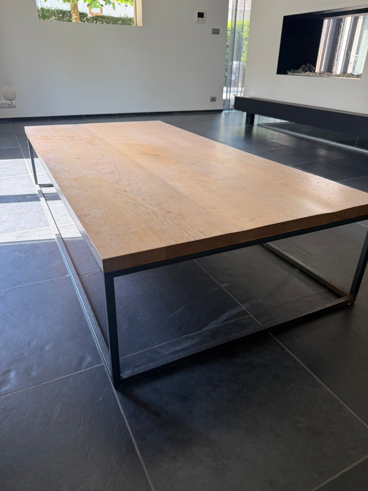 Eiken salontafel, Huis en Inrichting, Ophalen, Gebruikt