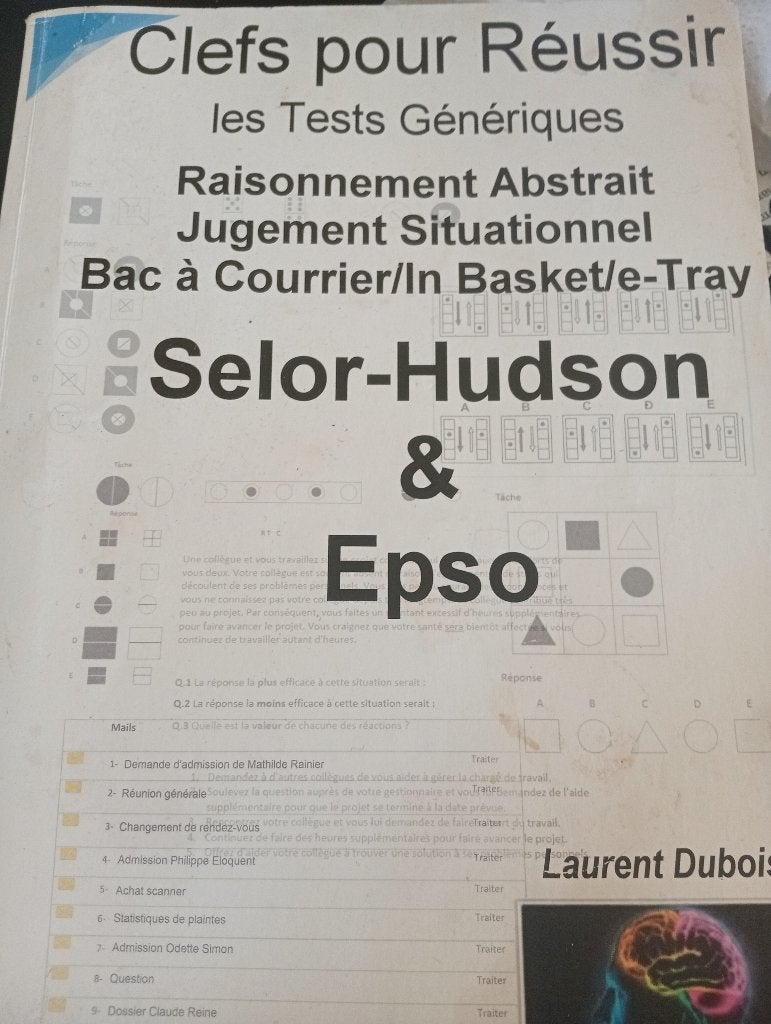 Livre selor pour examen selor, Enlèvement ou Envoi