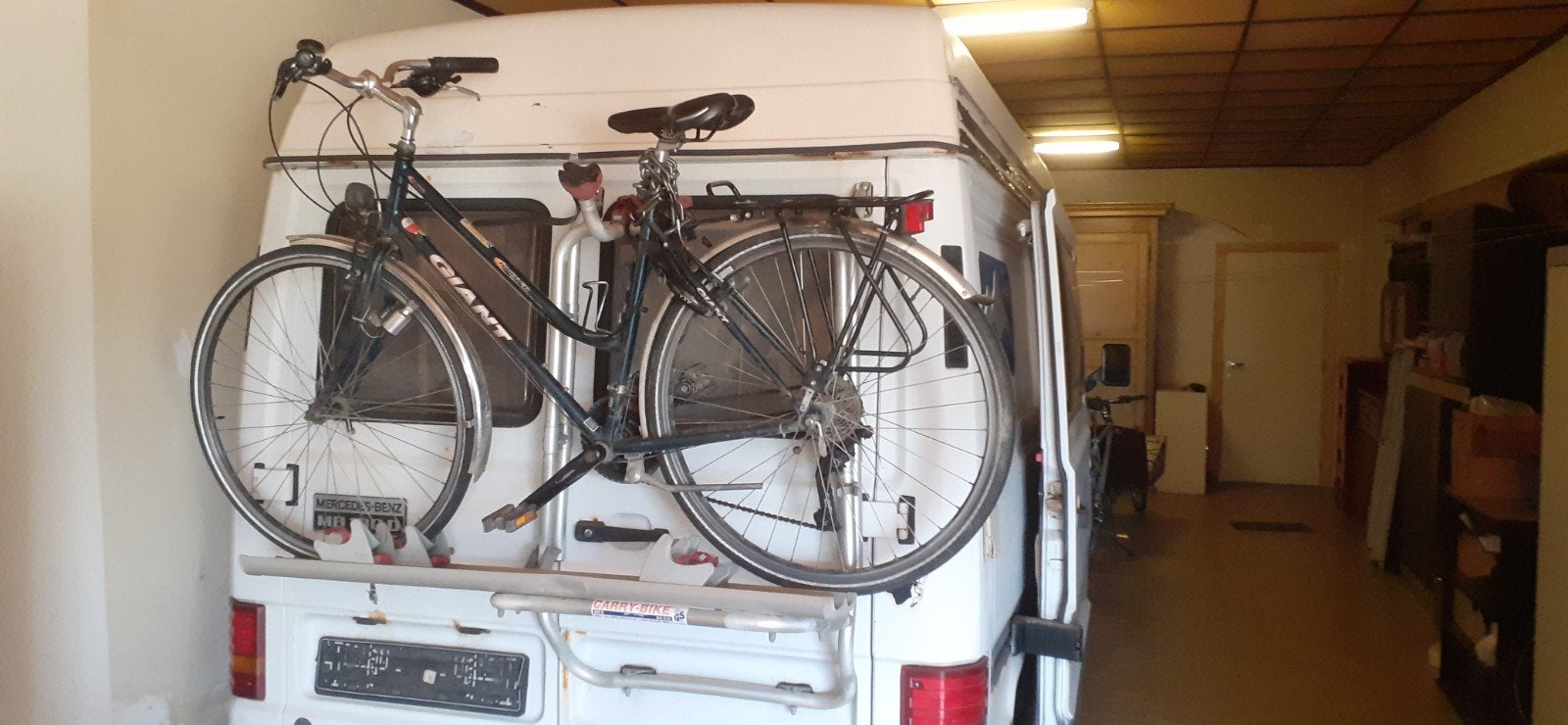 Fietsrek voor MB100, Caravans en Kamperen, Ophalen
