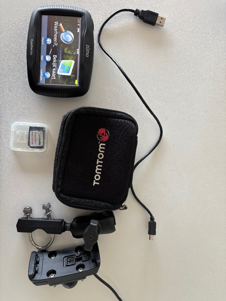 GPS Garmin zummo moto, Ophalen, Gebruikt