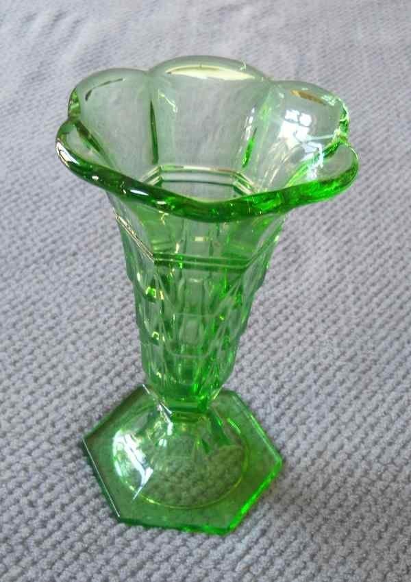 Vase Art Déco Verrerie de Scailmont, Antiquités & Art, Antiquités | Verre & Cristal, Enlèvement