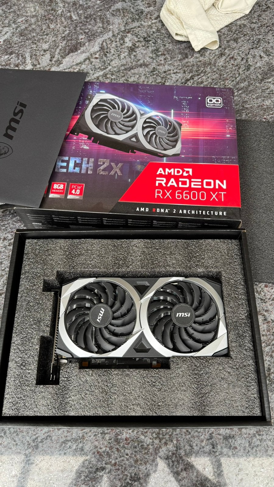 AMD RX 6600 XT MSI, Informatique & Logiciels, Cartes vidéo, Enlèvement ou Envoi, GDDR6, AMD, PCI
