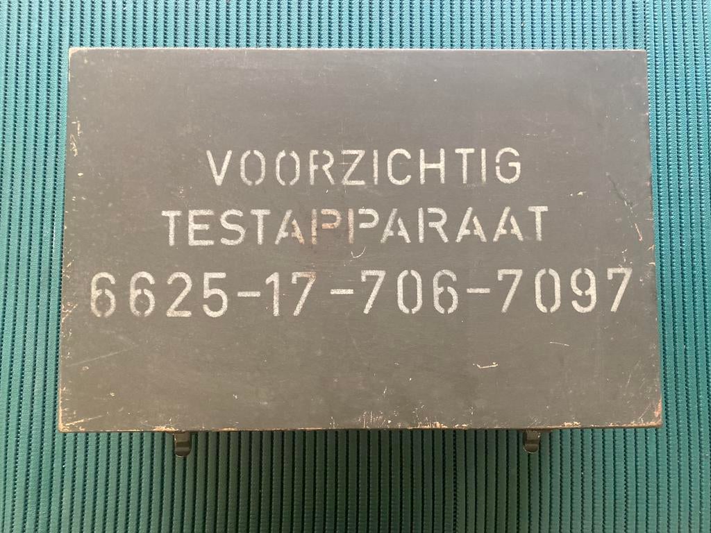 Prüfrex K20 testapparaat Nederlands leger, Verzamelen, Militaria | Algemeen, Ophalen