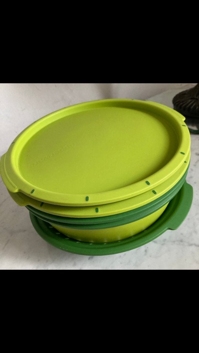Tupperware Gourmet, Enlèvement, Comme neuf, Vert