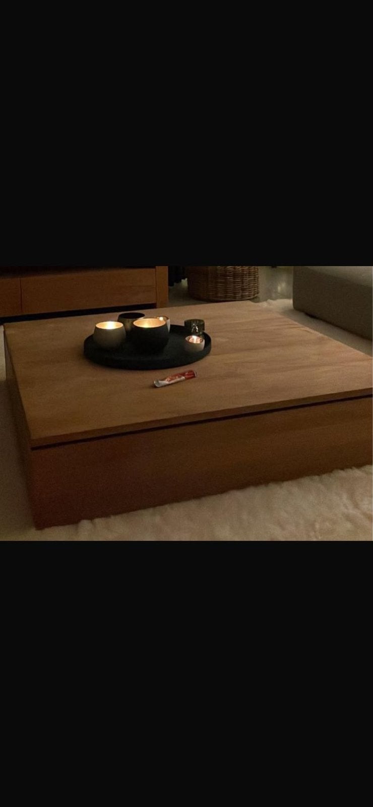 Table basse en teck, Maison & Meubles, Enlèvement