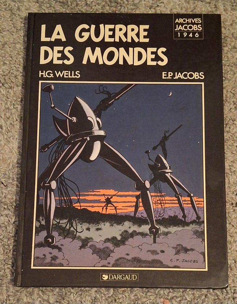 la guerre des mondes JACOBS WELLS archives jacobs 1946, Livres, Une BD, Enlèvement ou Envoi, Comme neuf, Edgar P. Jacobs