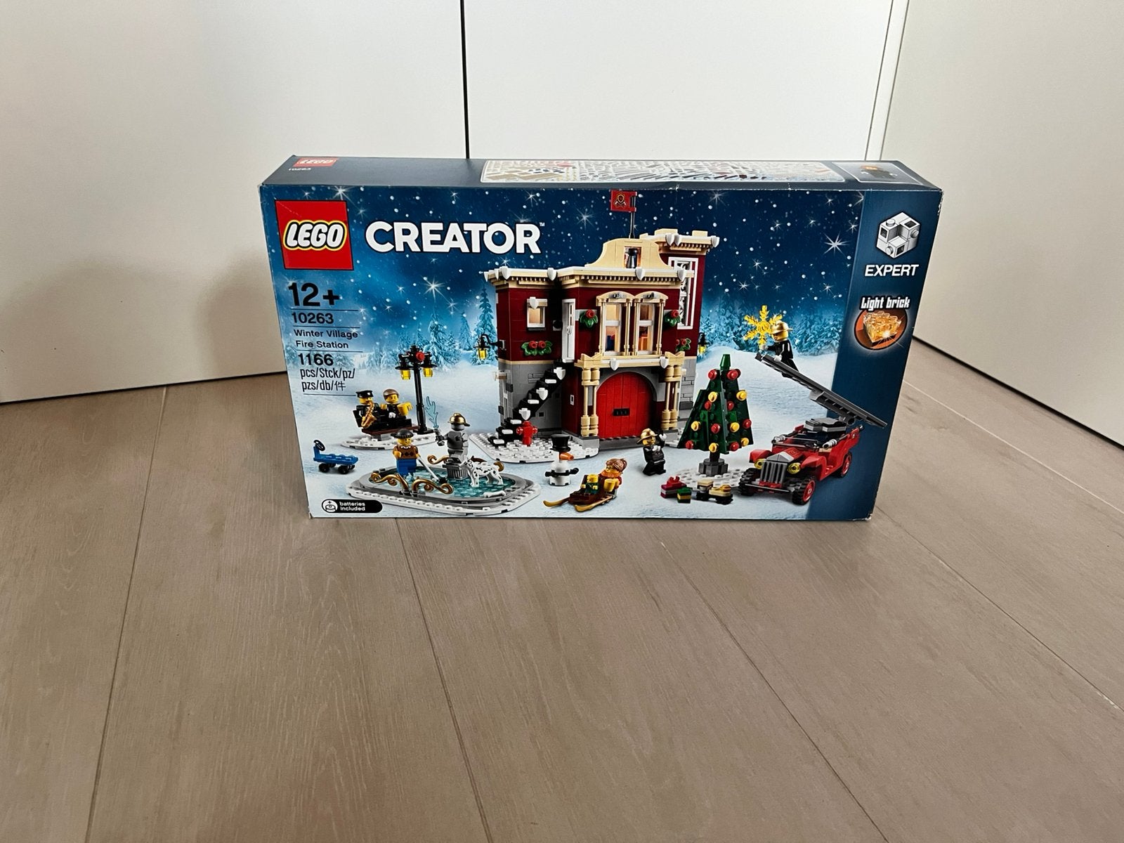 Lego creator 10263 winter village fire station, Kinderen en Baby's, Ophalen, Lego, Zo goed als nieuw, Compleet