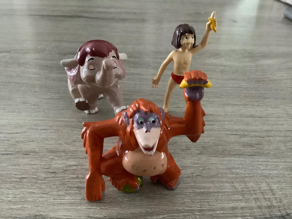 The Jungle Book verschillend characters (5-7 cm), Enlèvement ou Envoi, Le Roi Lion ou Le Livre de la Jungle, Comme neuf, Statue ou Figurine