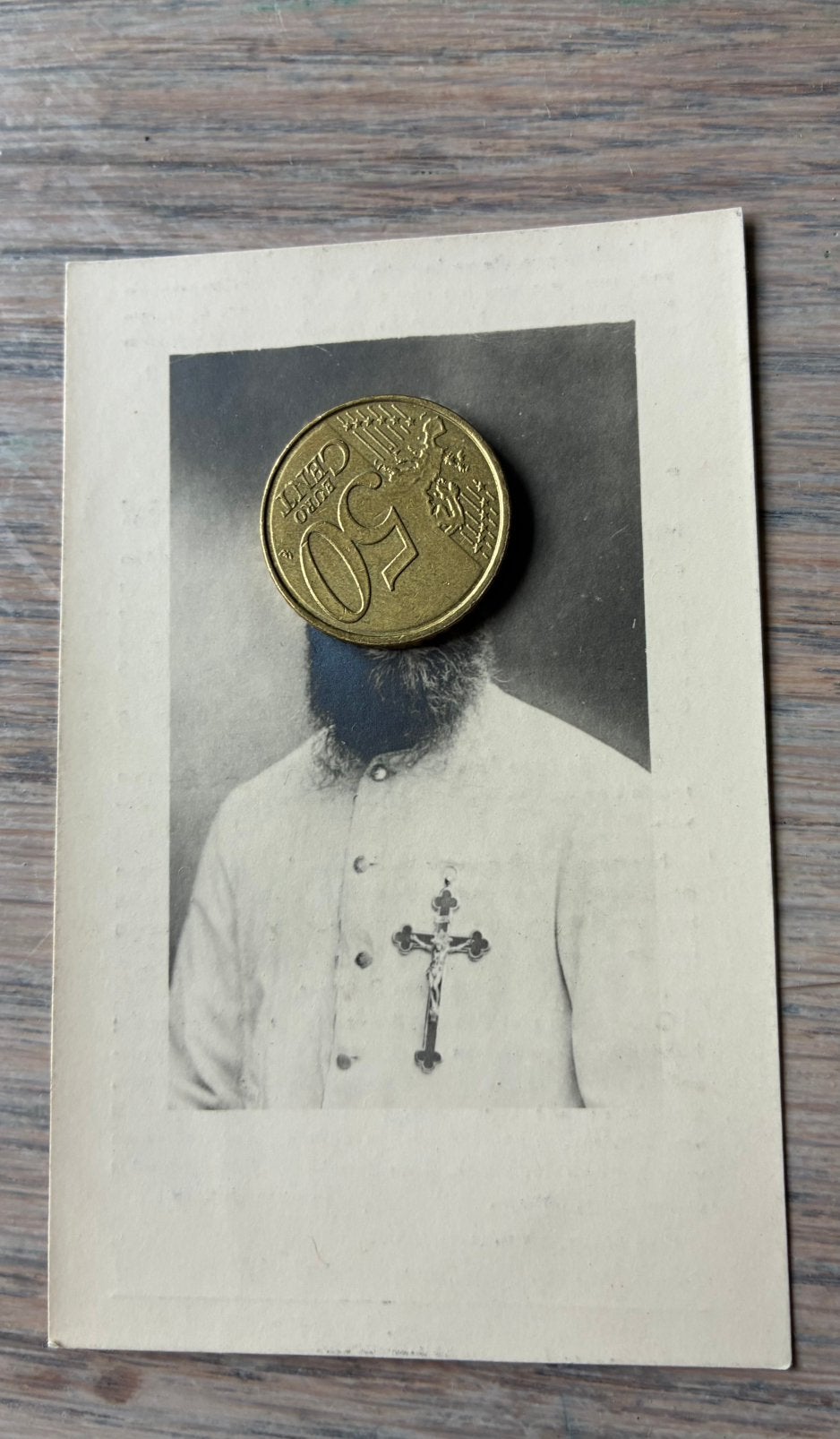 Le père Frans Antonissen, Seconde Guerre mondiale, Envoi, Image pieuse
