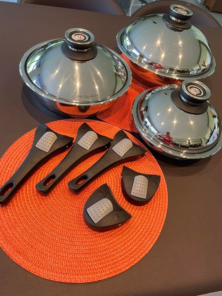 Casseroles AD VITAM ETERNAM, Comme neuf, Plaques à induction, Enlèvement, Autres matériaux