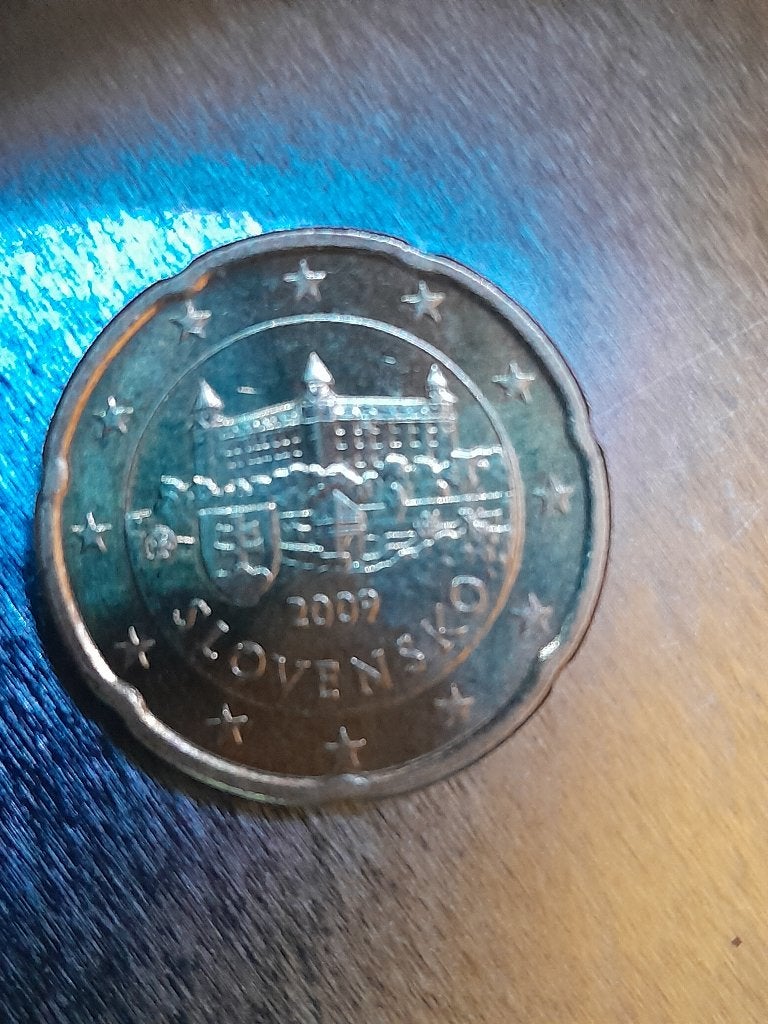 Sloveense euromunt van 20 cent 2009, Ophalen of Verzenden, Slowakije, 20 cent, Losse munt