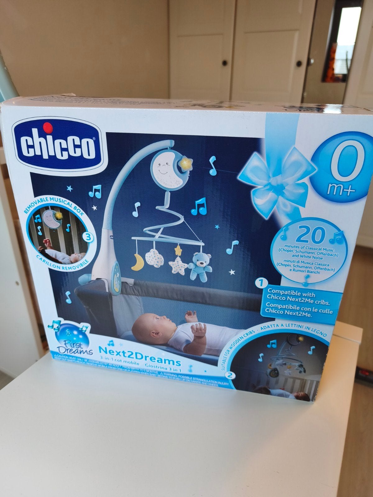 Chicco slaapmobiel, Kinderen en Baby's, Ophalen, Zo goed als nieuw, Jongen of Meisje