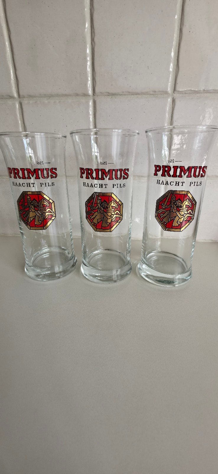 Primus Haacht glas, Enlèvement ou Envoi, Comme neuf, Verre à bière