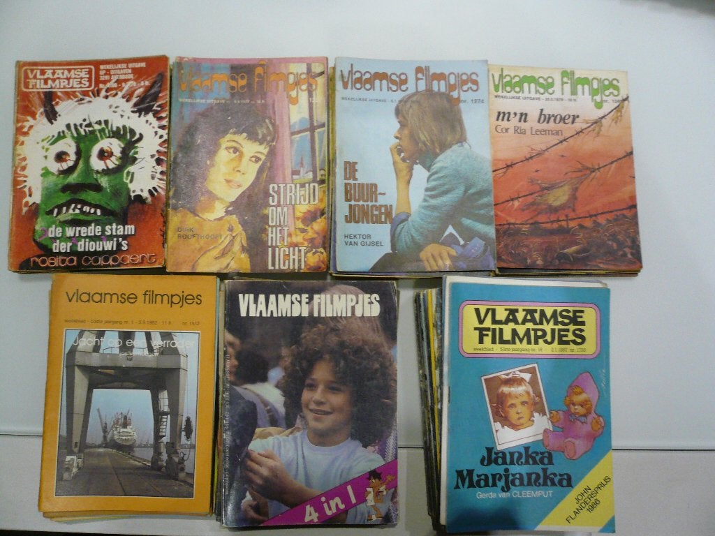 Vlaamse filmpjes 1976-1987, Boeken, Stock en Verzamelingen, Ophalen, Gelezen, Populaire fictie
