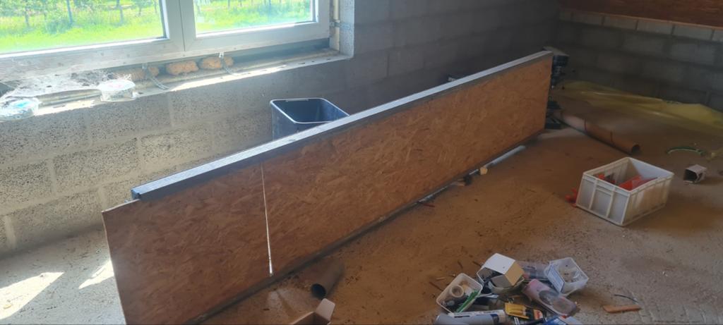 Stellingvloer 3m07 met tijdelijk andere plaat., Doe-het-zelf en Bouw, Metalen, Ophalen