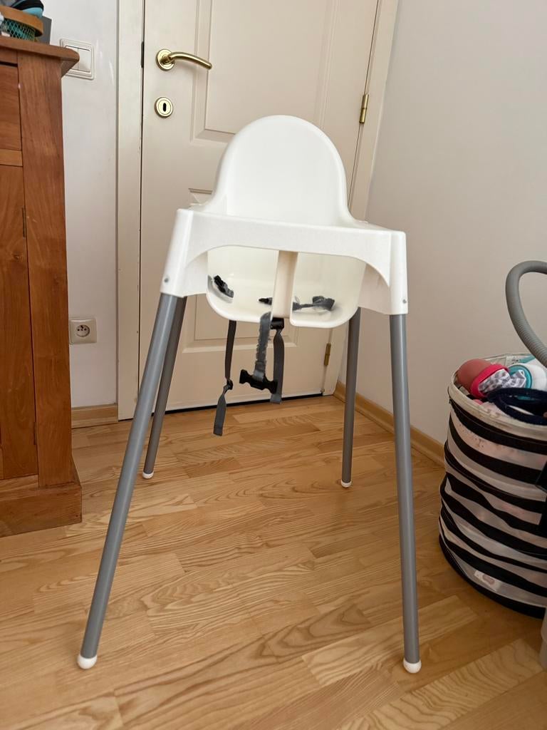 Chaise haute IKEA ANTILOP avec ceinture de sécuritéet housse, Enfants & Bébés, Chaises pour enfants, Enlèvement ou Envoi, Utilisé
