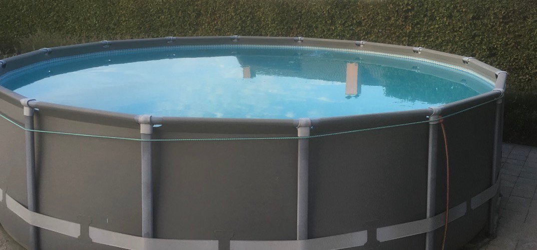 Zwembad Intex ( 20.000 liter), Tuin en Terras, Gebruikt, Rond, Opzetzwembad, Ophalen