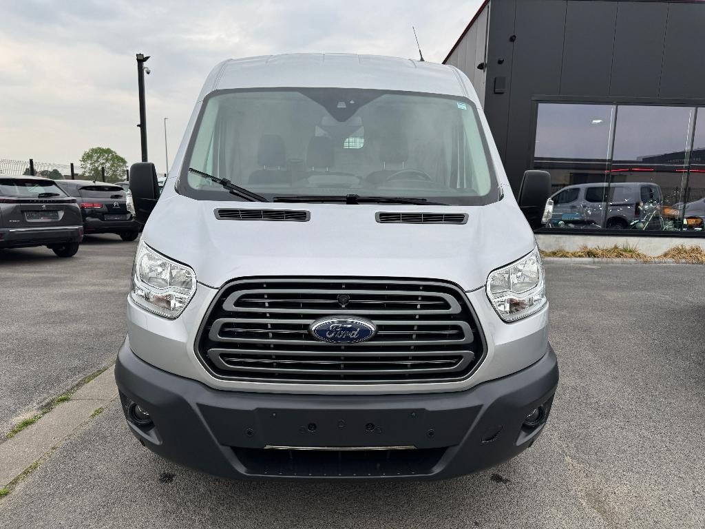 Ford Transit L3H2 2.0 ecoblue 1st eig ohboek airco trekhaak, Auto's, 188 g/km, Stof, 1995 cc, 4 cilinders