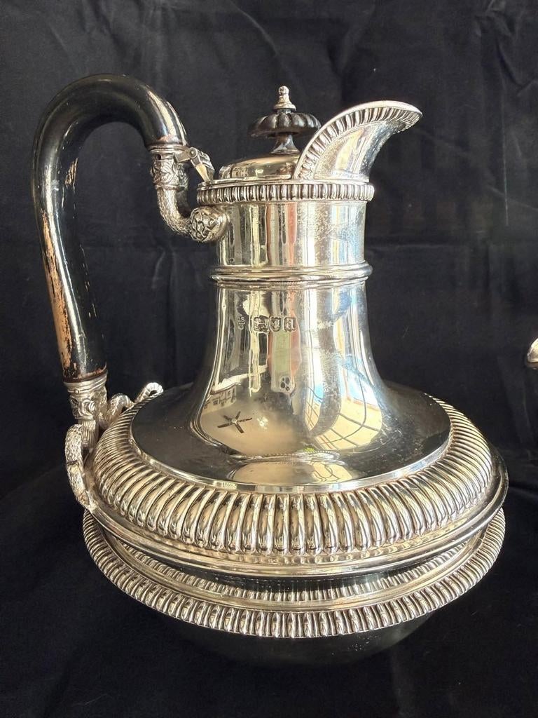 Zilveren karaf en roomkan, Antiek en Kunst, Ophalen, Zilver