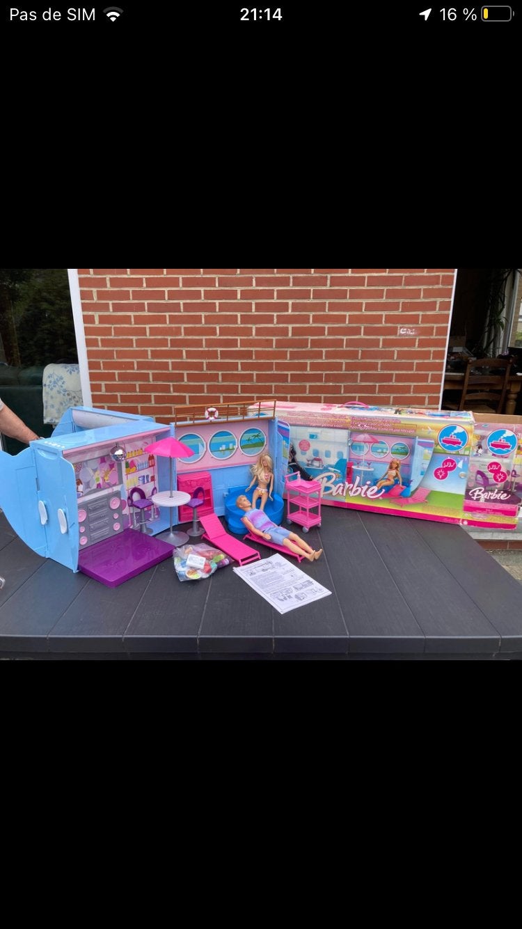 Barbie Voyage de rêve 2 en 1, bateau avion, Enfants & Bébés, Enlèvement, Utilisé, Garçon ou Fille