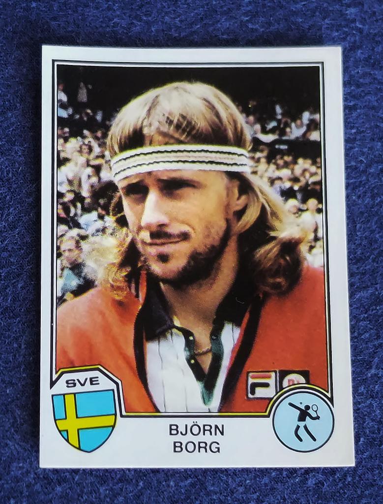 Panini sticker Tennis ' Euro 1982 - Björn Borg ' #314, Ophalen of Verzenden, Nieuw, Sticker