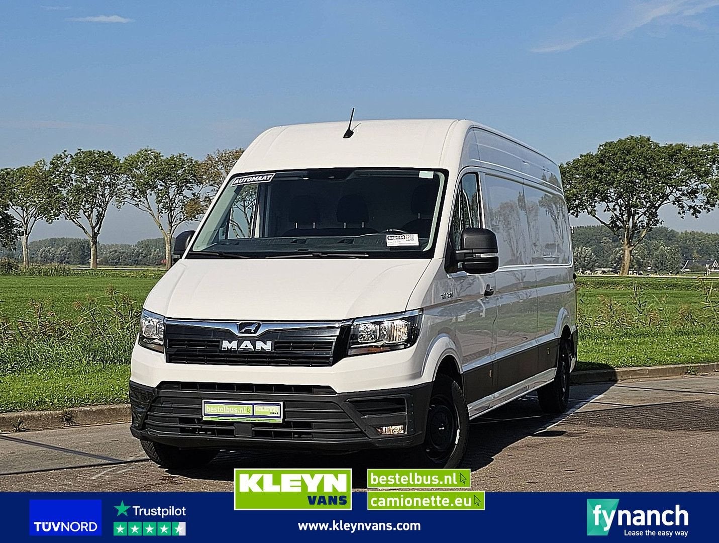 MAN TGE 3.180 prijs zo weg! EURO6, Auto's, Automaat, Wit, Bedrijf, Diesel