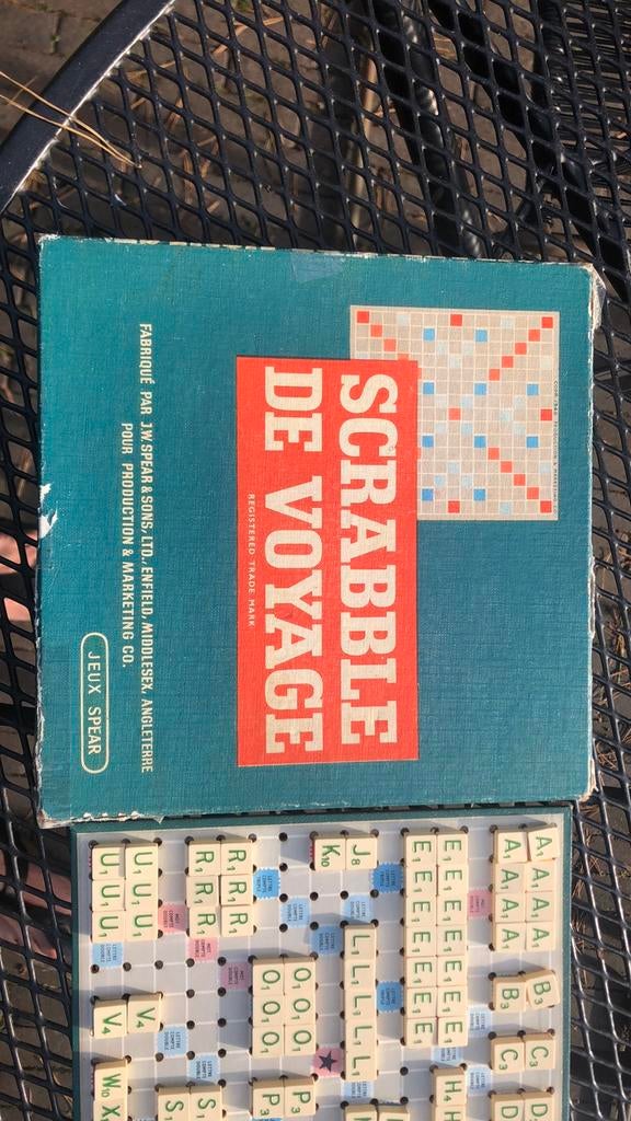 Scrabble de voyage , reisspel, Drie of vier spelers, Ophalen, Gebruikt, Reisspel