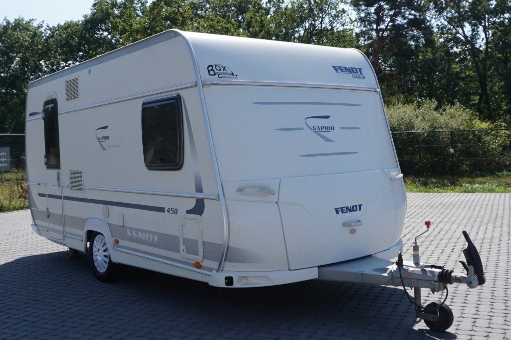 Nette 4pers.Fendt met frans bed, treinzit, MTM 1300kg, Caravans en Kamperen, Frans bed, Bedrijf, Treinzit, Fendt