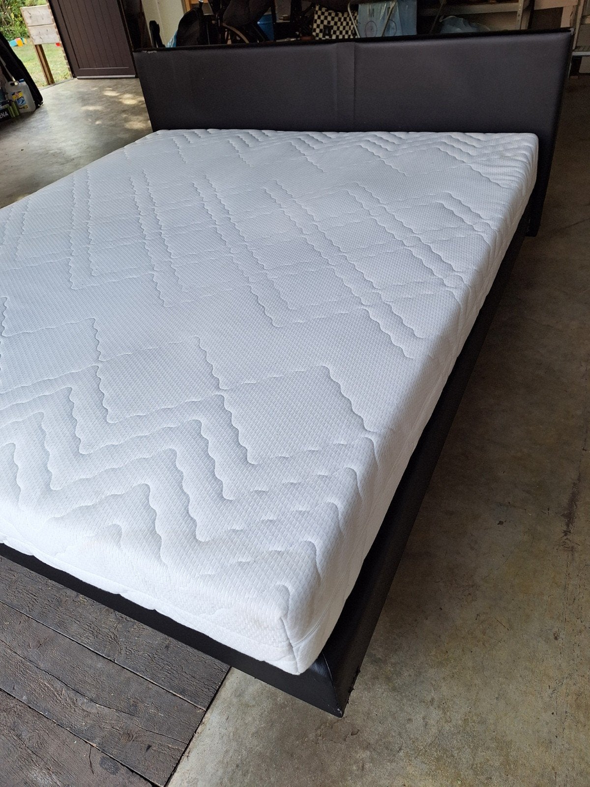 boxsprings Recor met hoofduiteinde en matras 2 persoons, Ophalen, Matras