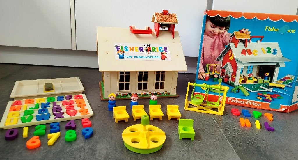 Fisher-Price „Play Family School” school (referentie 923), Kinderen en Baby's, Speelgoed | Fisher-Price, Ophalen, Zo goed als nieuw