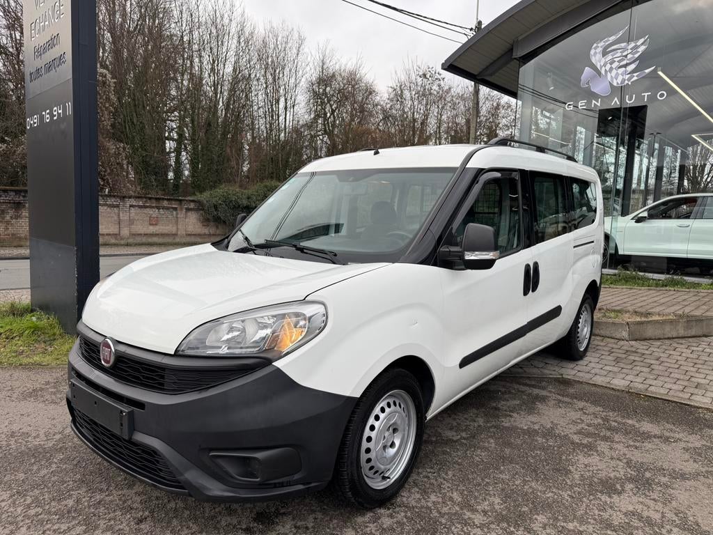 Fiat Doblo Maxi 1.3 BTW 100% *12 tot 36 MAANDEN GARANTIE, Auto's, Voorwielaandrijving, Stof, 4 cilinders, Wit
