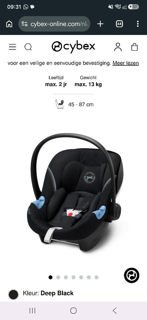 Cybex gazelle s, Ophalen, Gebruikt