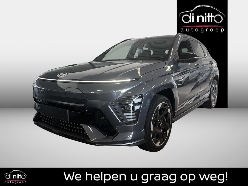 Hyundai Kona Electric Shine N-Line 65kWh, Auto's, Stof, 750 kg, Regensensor, 1795 kg