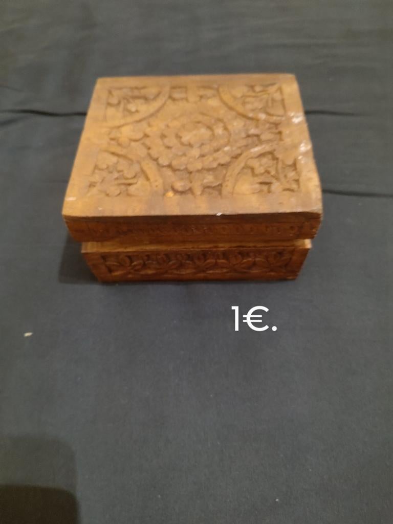 Houten doosjes., Enlèvement, Comme neuf