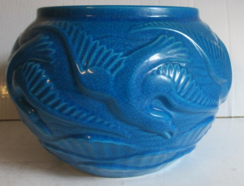 zeldzame blauw monochrome Boch Keramis meeuwen  165, Verzenden