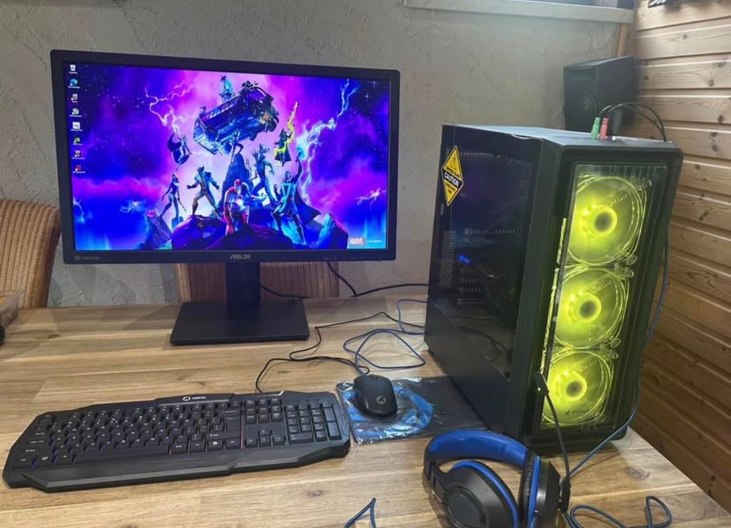 Gaming PC - core i7 - windows 11 - compleet, Enlèvement, Gaming, HDD