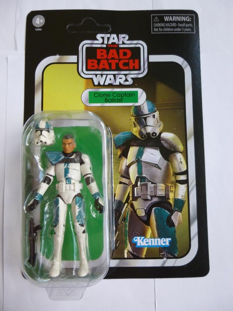 STARWARS VINTAGE COLLECTION TBB VC210"CLONE CAPTAIN BALLAST", Ophalen of Verzenden, Zo goed als nieuw, Actiefiguurtje